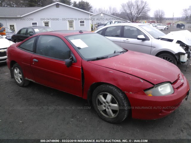 1G1JF12F847195930 - 2004 CHEVROLET CAVALIER LS RED photo 1