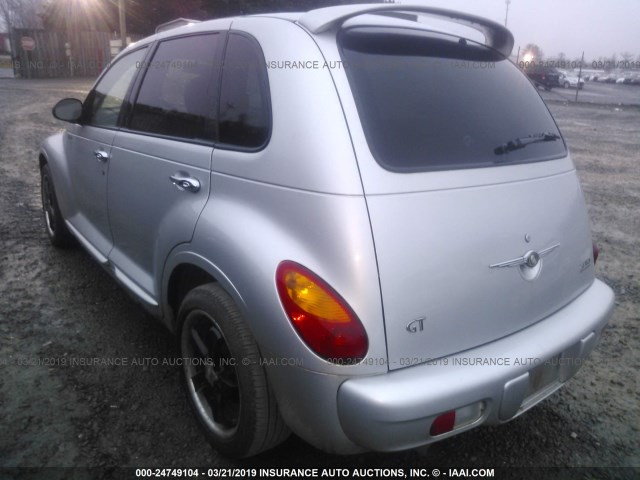 3C8FY78G44T352826 - 2004 CHRYSLER PT CRUISER GT SILVER photo 3