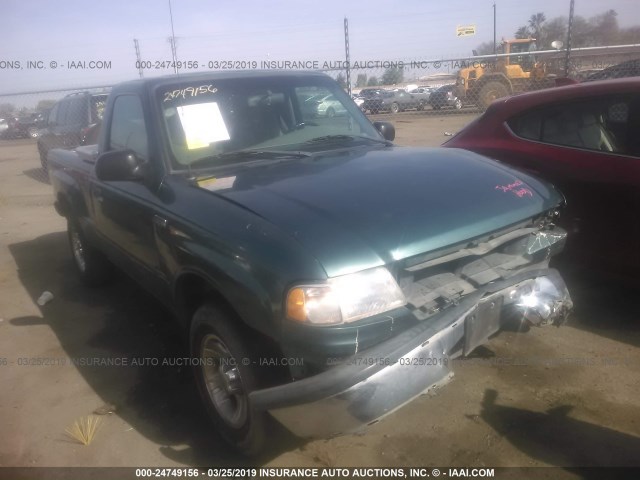 4F4YR12C8XTM46046 - 1999 MAZDA B2500 GREEN photo 1