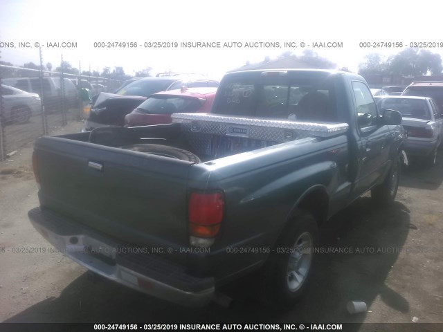 4F4YR12C8XTM46046 - 1999 MAZDA B2500 GREEN photo 4