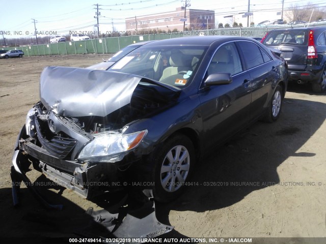 4T1BE46K29U858839 - 2009 TOYOTA CAMRY SE/LE/XLE GRAY photo 2