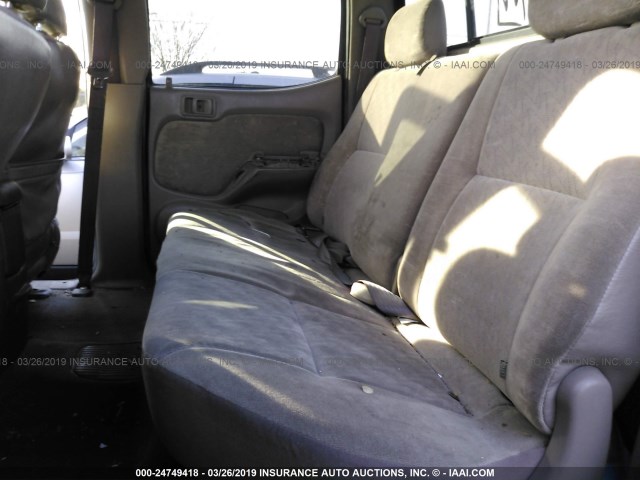 5TEGN92N04Z409988 - 2004 TOYOTA TACOMA DOUBLE CAB PRERUNNER BLACK photo 8