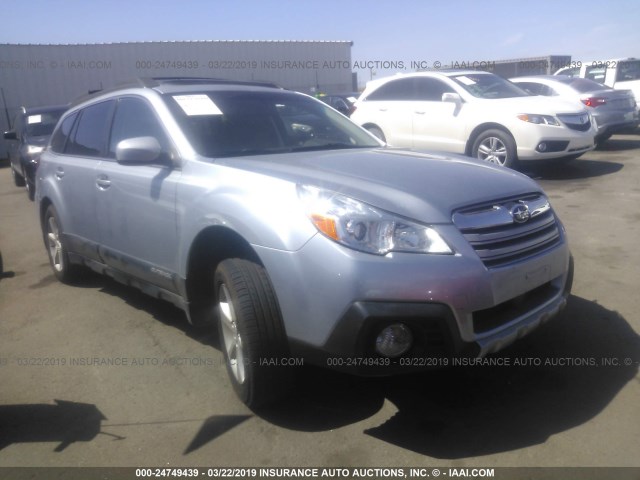 4S4BRDKC6D2309524 - 2013 SUBARU OUTBACK 3.6R LIMITED SILVER photo 1