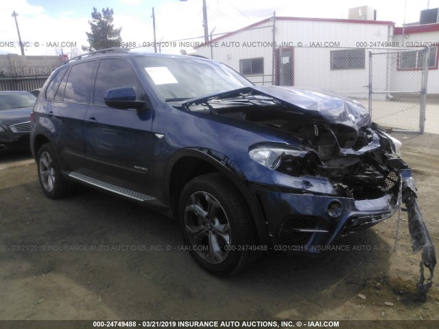 5UXZV8C52CL422173 - 2012 BMW X5 XDRIVE50I BLUE photo 1
