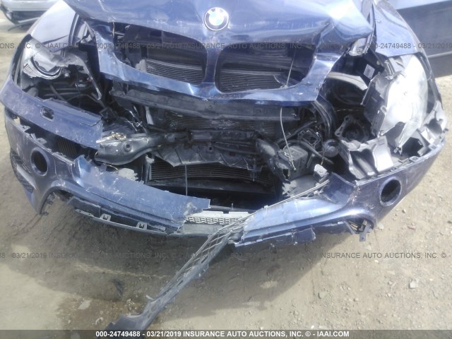 5UXZV8C52CL422173 - 2012 BMW X5 XDRIVE50I BLUE photo 6