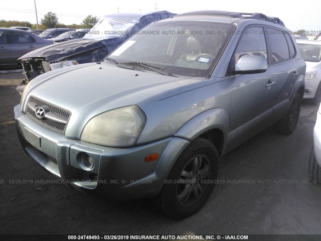 KM8JN12D36U352384 - 2006 HYUNDAI TUCSON GLS/LIMITED 绿色 照片 2