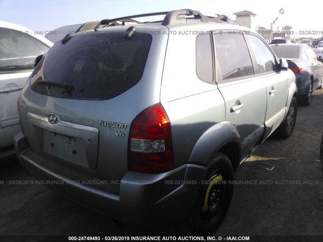 KM8JN12D36U352384 - 2006 HYUNDAI TUCSON GLS/LIMITED 绿色 照片 4