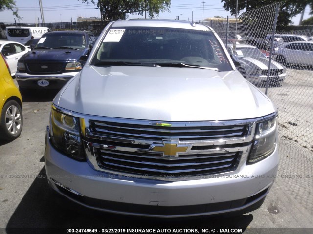 1GNSCCKC3HR308495 - 2017 CHEVROLET TAHOE C1500 PREMIER SILVER photo 6