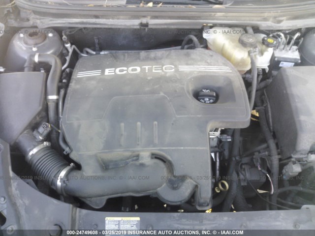 1G1ZH57B19F243243 - 2009 CHEVROLET MALIBU 1LT 灰色 照片 10