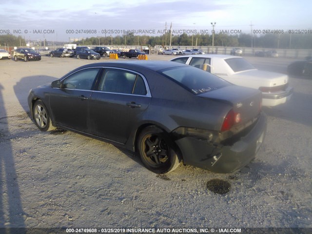 1G1ZH57B19F243243 - 2009 CHEVROLET MALIBU 1LT 灰色 照片 3