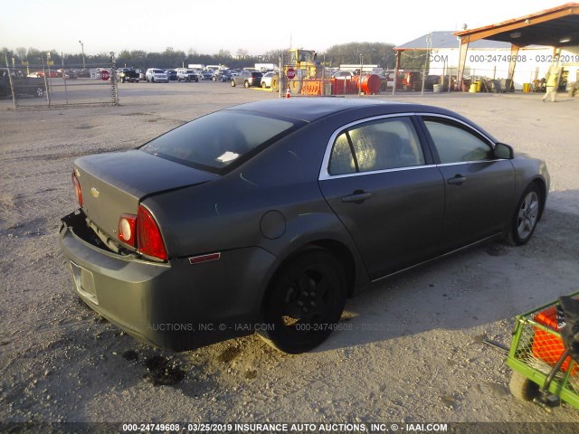 1G1ZH57B19F243243 - 2009 CHEVROLET MALIBU 1LT 灰色 照片 4