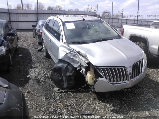 2LMDJ6JK6BBJ02910 - 2011 LINCOLN MKX SILVER photo 1