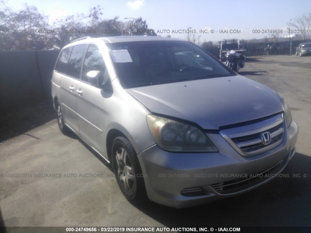 5FNRL38797B405061 - 2007 HONDA ODYSSEY EXL SILVER photo 1