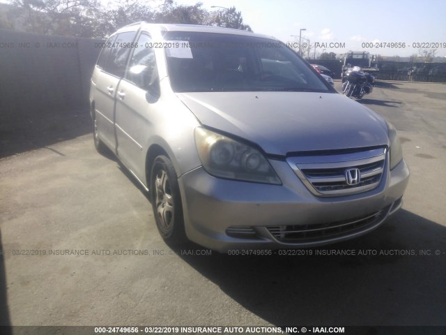 5FNRL38797B405061 - 2007 HONDA ODYSSEY EXL SILVER photo 6