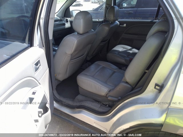 1FMZK02115GA33512 - 2005 FORD FREESTYLE SEL SILVER photo 8