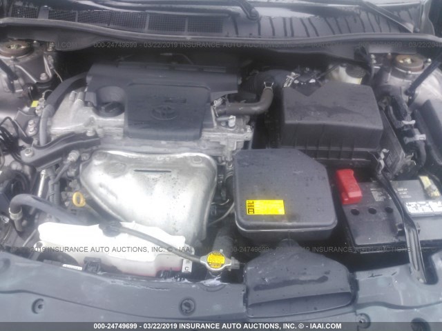 4T4BF1FK8FR458751 - 2015 TOYOTA CAMRY LE/XLE/SE/XSE GRAY photo 10