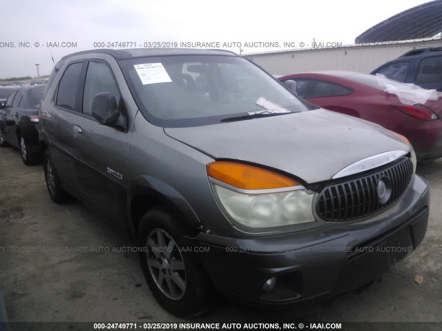 3G5DA03E02S526511 - 2002 BUICK RENDEZVOUS CX GRAY photo 1