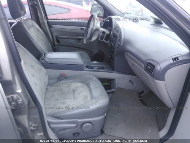 3G5DA03E02S526511 - 2002 BUICK RENDEZVOUS CX GRAY photo 5