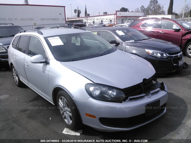 3VWPL7AJ7CM694660 - 2012 VOLKSWAGEN JETTA TDI SILVER photo 1