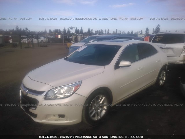 1G11C5SLXEF269586 - 2014 CHEVROLET MALIBU 1LT 白色 照片 2