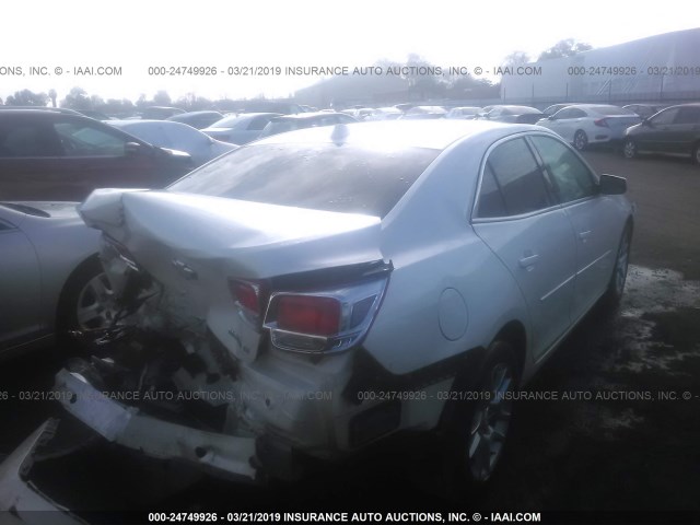 1G11C5SLXEF269586 - 2014 CHEVROLET MALIBU 1LT 白色 照片 4