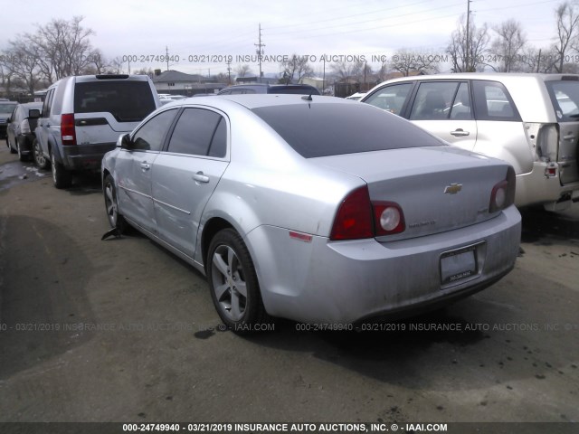 1G1ZC5EU4BF111215 - 2011 CHEVROLET MALIBU 1LT 银色 照片 3