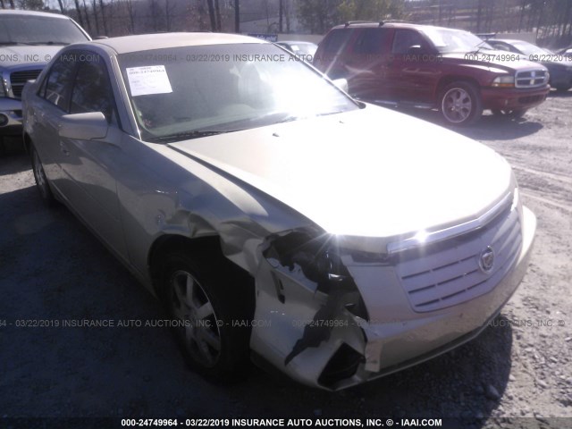 1G6DP577770129413 - 2007 CADILLAC CTS HI FEATURE V6 BEIGE photo 1