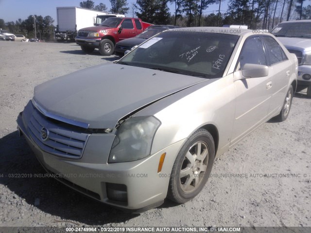 1G6DP577770129413 - 2007 CADILLAC CTS HI FEATURE V6 BEIGE photo 2