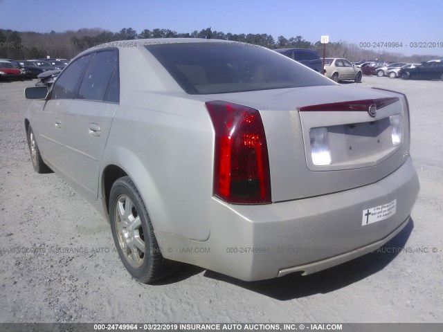 1G6DP577770129413 - 2007 CADILLAC CTS HI FEATURE V6 BEIGE photo 3