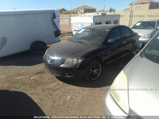 JM1BK32F891210956 - 2009 MAZDA 3 I BLACK photo 2