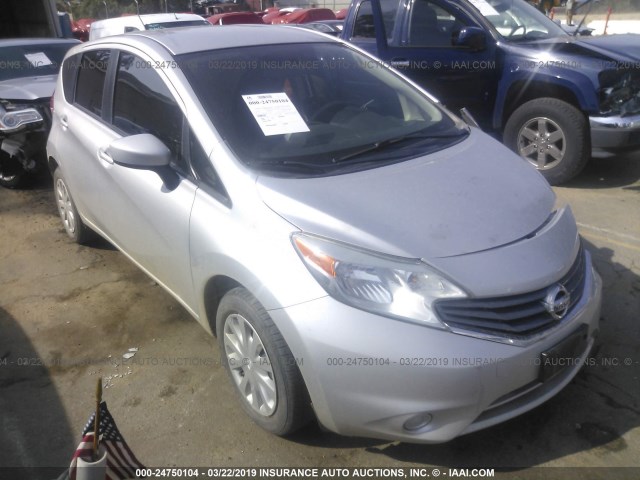 3N1CE2CP0FL382435 - 2015 NISSAN VERSA NOTE S/S PLUS/SV/SL/SR SILVER photo 1