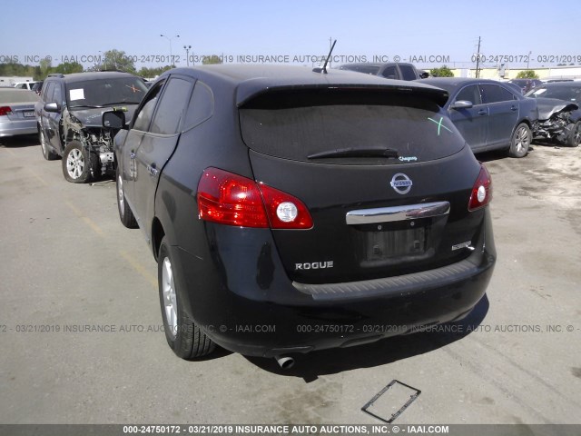 JN8AS5MT7DW530280 - 2013 NISSAN ROGUE S/SV BLACK photo 3