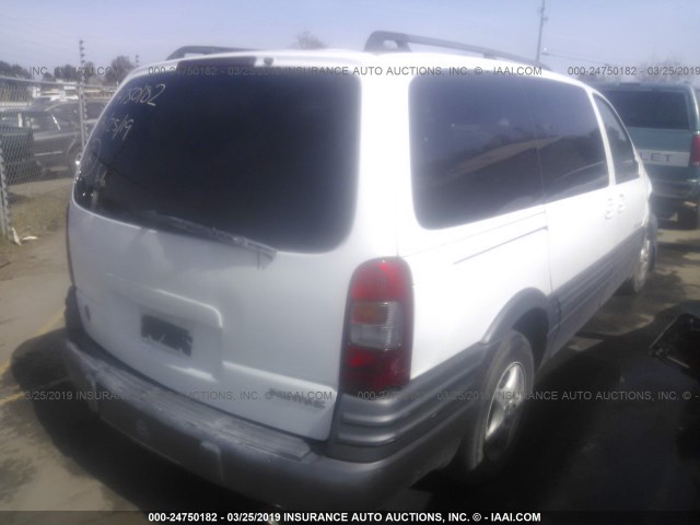 1GMDX03E34D223390 - 2004 PONTIAC MONTANA WHITE photo 4