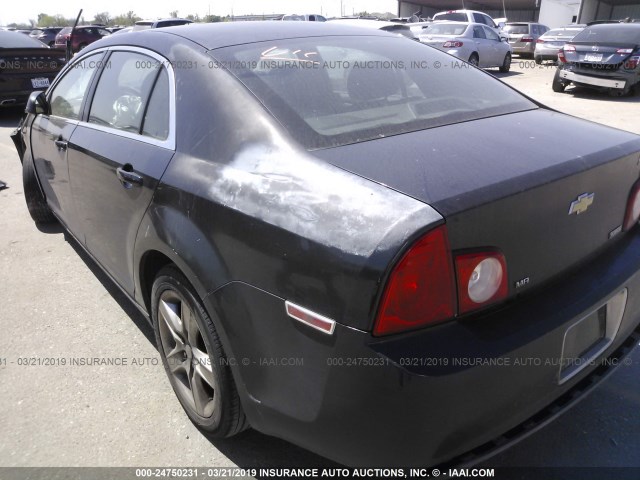 1G1ZA5E0XAF104982 - 2010 CHEVROLET MALIBU LS BLACK photo 3