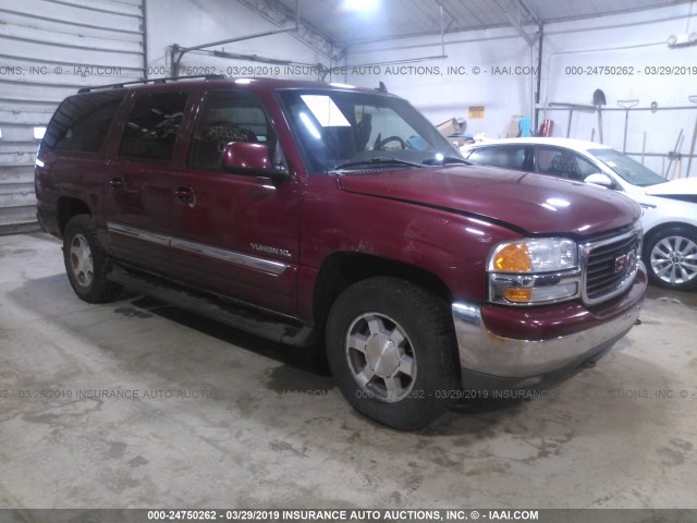 3GKFK16Z76G229560 - 2006 GMC YUKON XL K1500 MAROON photo 1