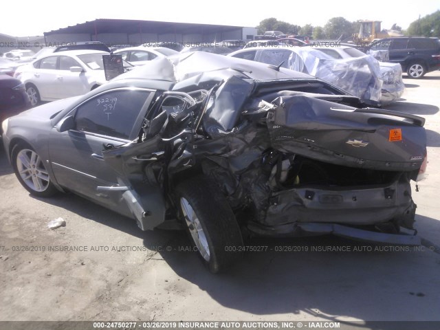 2G1WU583989283535 - 2008 CHEVROLET IMPALA LTZ SILVER photo 3