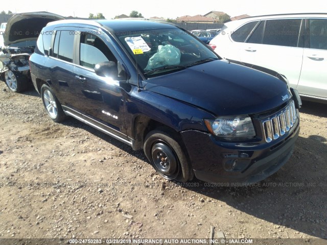 1C4NJDBB3GD756403 - 2016 JEEP COMPASS SPORT BLUE photo 1