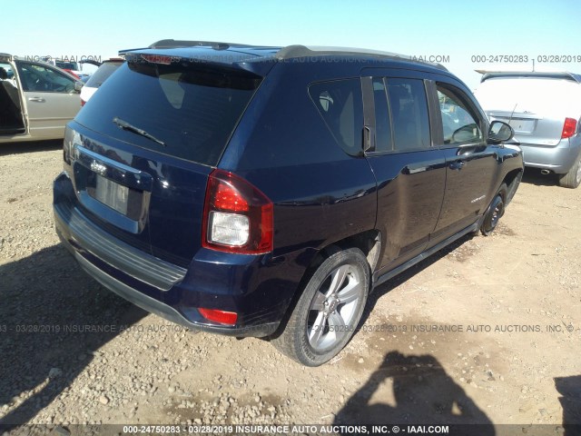 1C4NJDBB3GD756403 - 2016 JEEP COMPASS SPORT BLUE photo 4