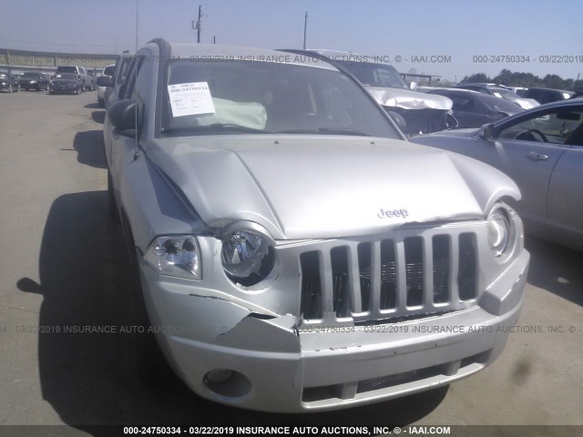 1J4NT4FB2AD578943 - 2010 JEEP COMPASS SPORT SILVER photo 6