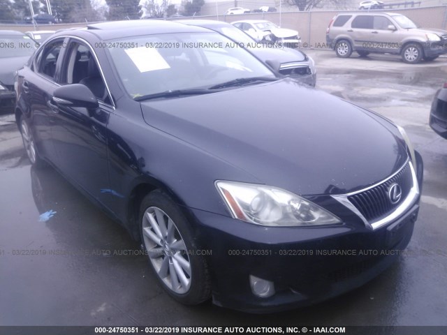 JTHBK262X95103917 - 2009 LEXUS IS 250 BLACK photo 1