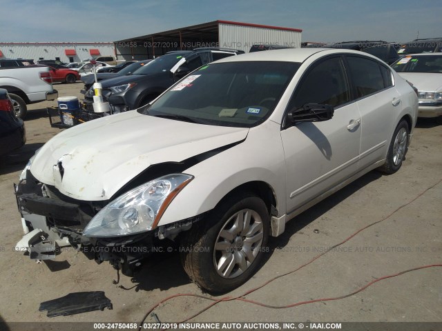 1N4AL2AP2CN458896 - 2012 NISSAN ALTIMA S WHITE photo 2