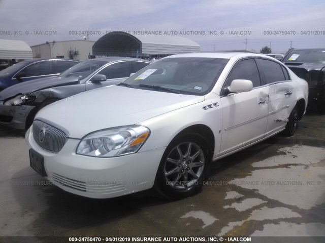 1G4HD57296U140427 - 2006 BUICK LUCERNE CXL WHITE photo 2