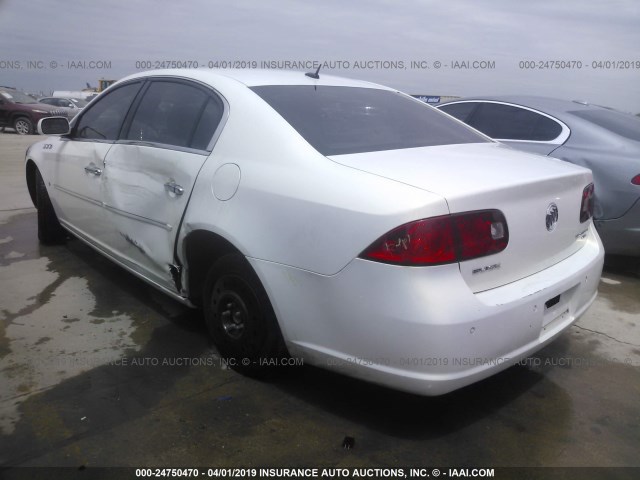 1G4HD57296U140427 - 2006 BUICK LUCERNE CXL WHITE photo 3