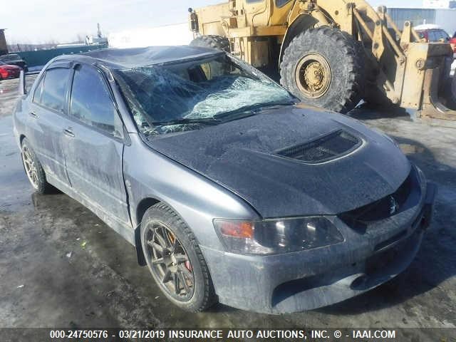 JA3AH86C86U061304 - 2006 MITSUBISHI LANCER EVOLUTION GRAY photo 1