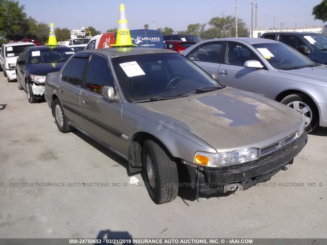 1HGCB7667MA169428 - 1991 HONDA ACCORD EX/EX-R TAN photo 1