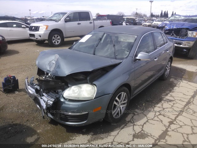 3VWRG71K26M737814 - 2006 VOLKSWAGEN JETTA 2.5 Light Blue photo 2