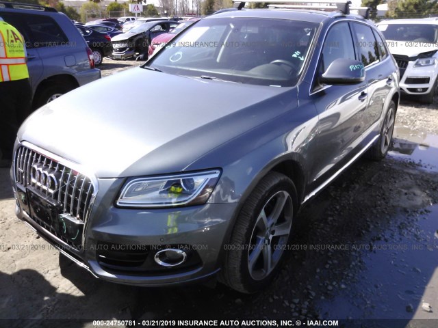 WA1LFAFP4EA047517 - 2014 AUDI Q5 PREMIUM PLUS GRAY photo 2