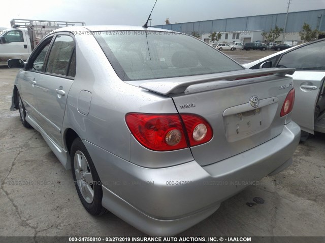 1NXBR32E47Z875041 - 2007 TOYOTA COROLLA CE/LE/S SILVER photo 3