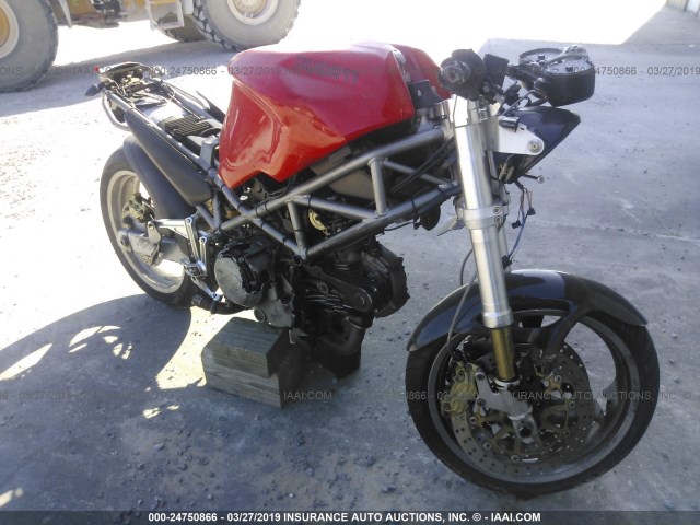 ZDM1RA2K42B012663 - 2002 DUCATI M600 RED photo 1