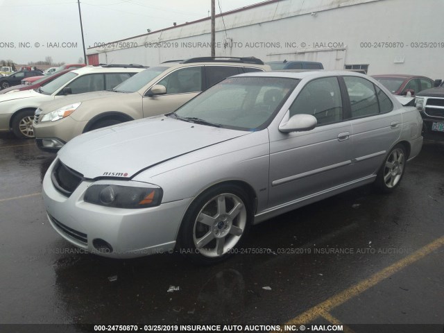 3N1AB51A95L512386 - 2005 NISSAN SENTRA SE-R SPEC V SILVER photo 2